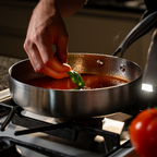 Batterie de cuisine en titane martelé pro