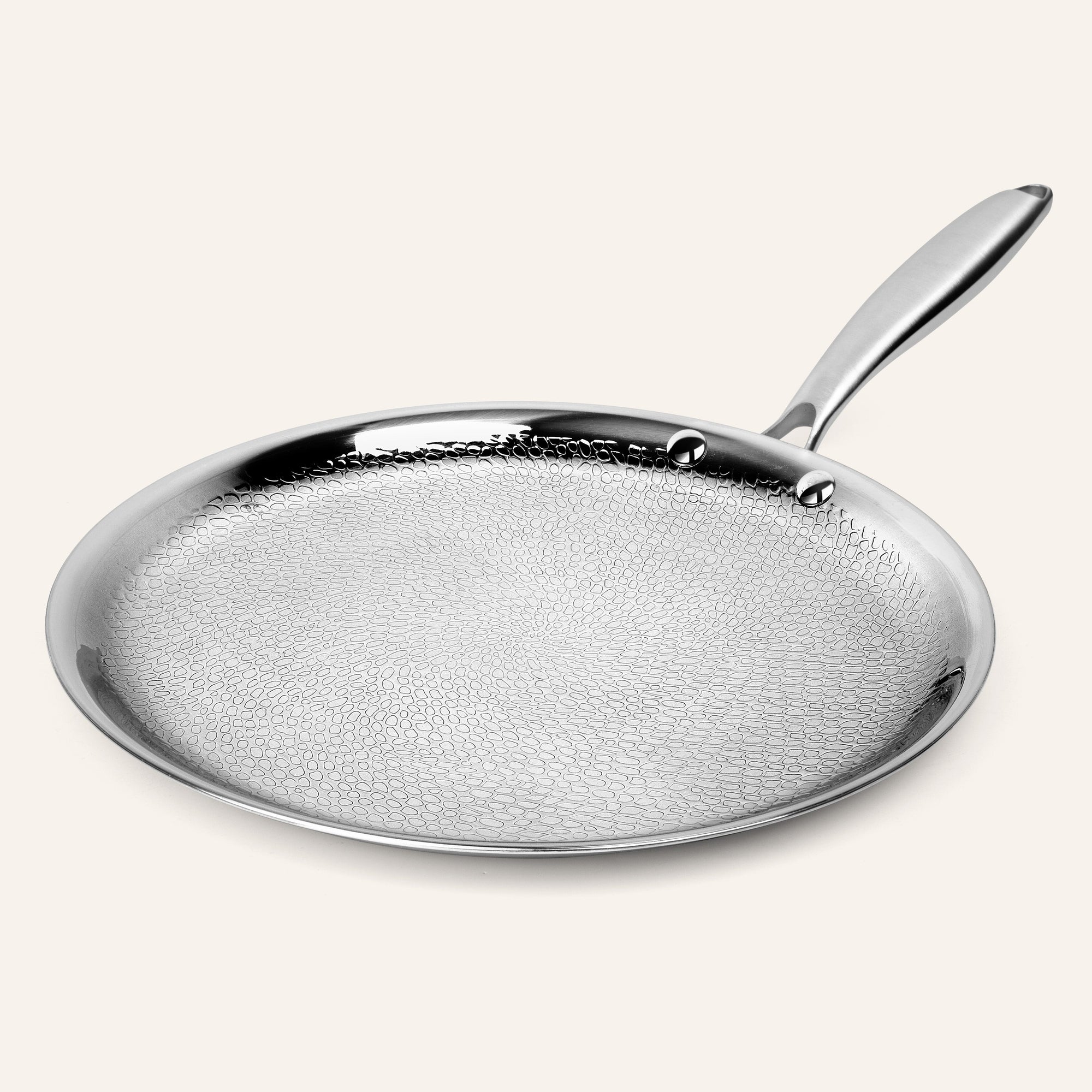 Crêpière en titane martelée pro