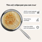 Crêpière en titane martelée pro